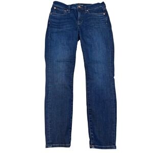 J Crew 27 Petite 9 Inch Toothpick Dark Wash Skinny Jeans Womens